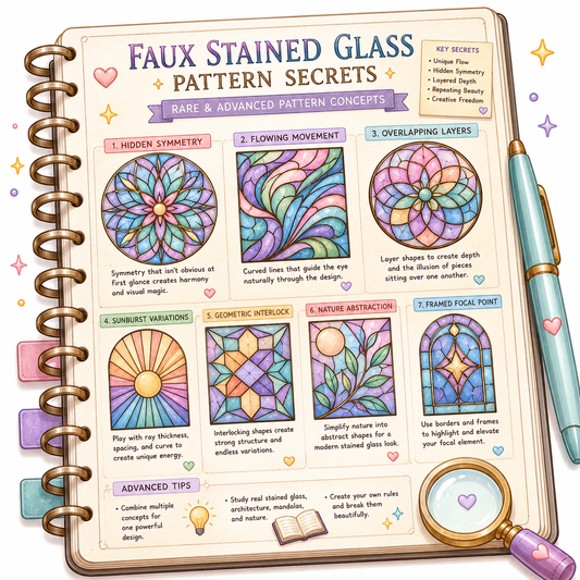 Faux Stained Glass Pattern Secrets
