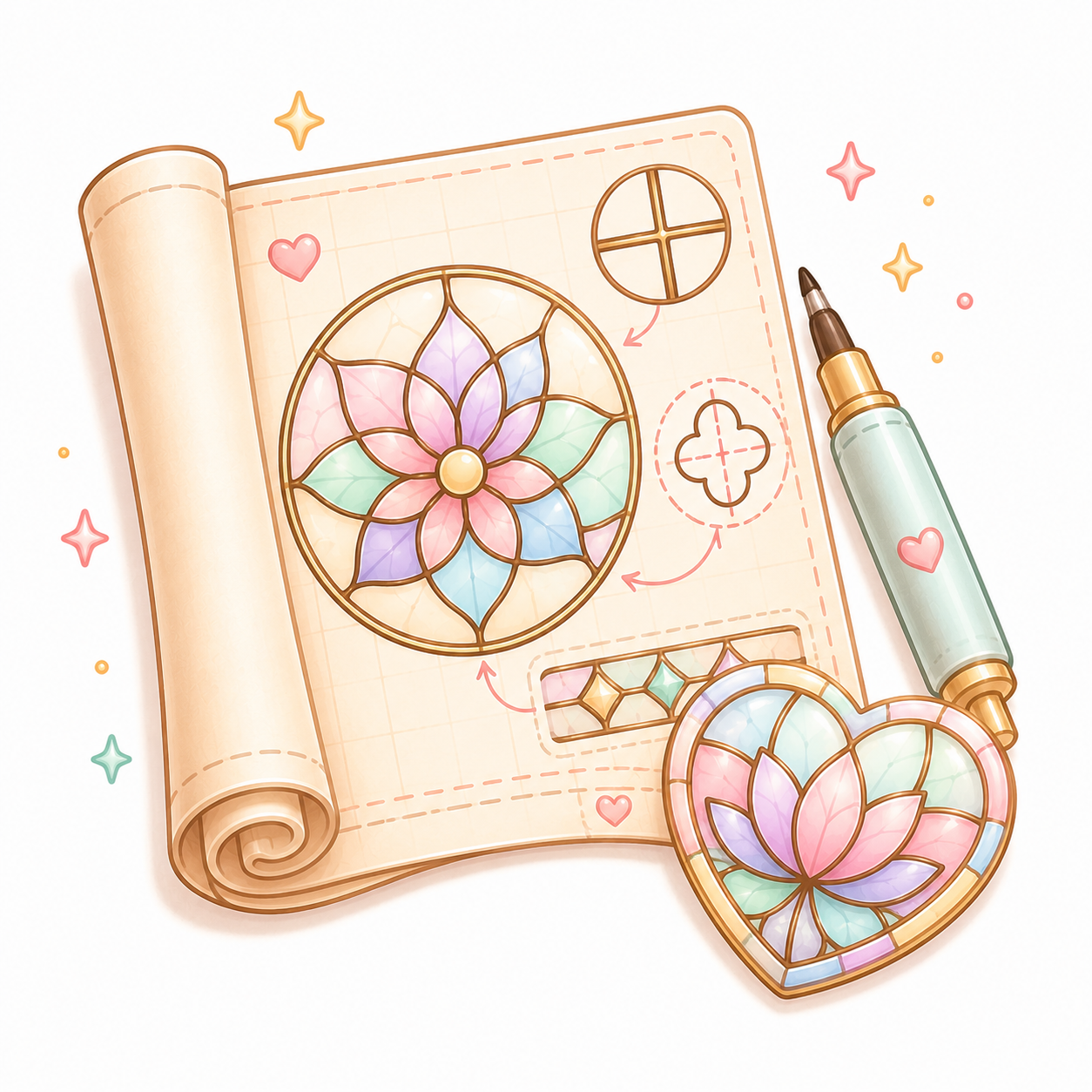 Faux Stained Glass Outline Secrets