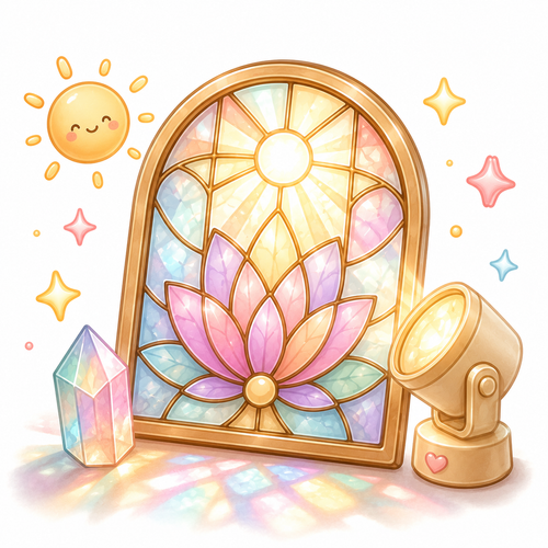 Faux Stained Glass Glow Guide