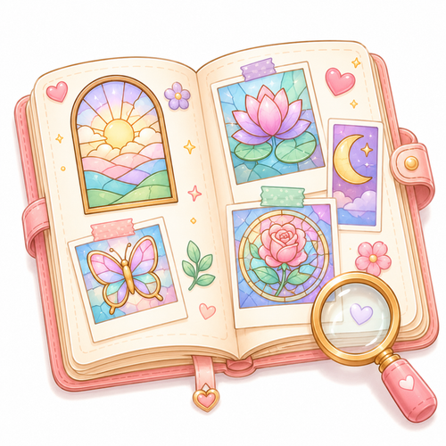 Faux Stained Glass Inspiration Book
